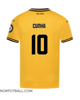 Billige Fotballdrakt Wolves Matheus Cunha #10 Replika Hjemmedrakt 2024-25 Kortermet